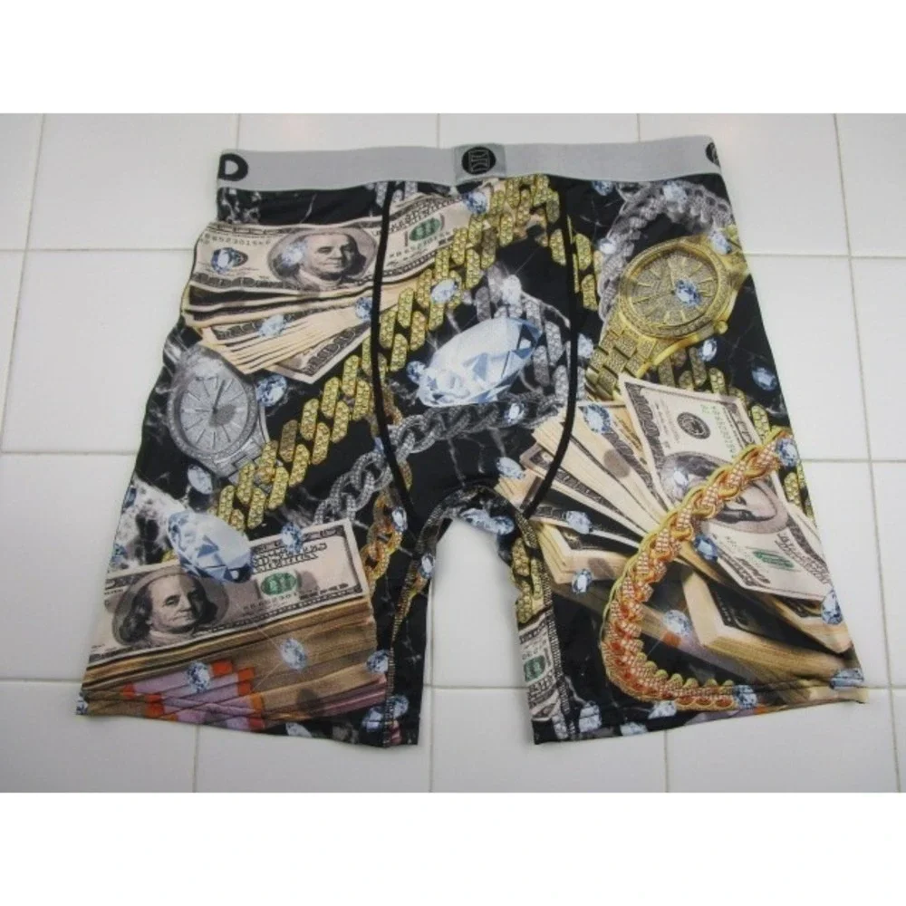 PSD Iced And Stacked Men's Size Large Underwear Boxer Briefs